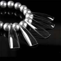 Gel X pour faux-ongles, extensions souples, souples, souples, épaisses, 28 tailles, 20 xl