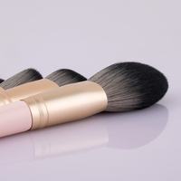 Lot de 8 pinceaux de maquillage professionnel pour le visage : fond de teint, poudre, fard à joues, fard à paupières, correcteur et lèvres