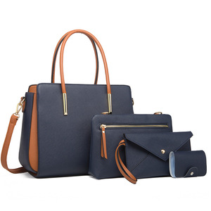 Sacs de Créateurs pour Femmes, Ensemble de 3 Pièces : Sacs Fourre-Tout et à Bandoulière en PU de Grandes Marques de Luxe, Grande Capacité, Sacs à Main et Besaces pour Dames Anglaises - Product Image 2
