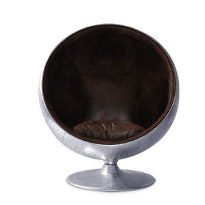 High Quality Vintage Genuine Leather Aviation <strong>Chair</strong> <strong>Metal</strong> Pod <strong>Chair</strong> Aluminium for Living Room for <strong>Club</strong> Industry Furniture