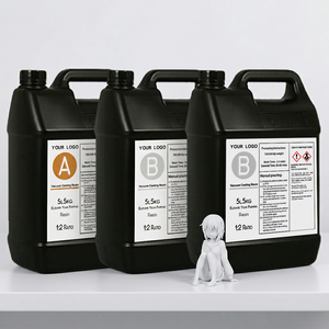 Resina Poliuretanica Bicomponente 1A:2B per Colata Sottovuoto, Resistente al Calore, per Statuette, Sculture e Parti Industriali - Product Image 1