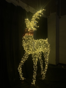 Décoration <span class=keywords><strong>de</strong></span> Noël en forme <span class=keywords><strong>de</strong></span> sculpture <span class=keywords><strong>de</strong></span> <span class=keywords><strong>cerf</strong></span> - Product Image 6