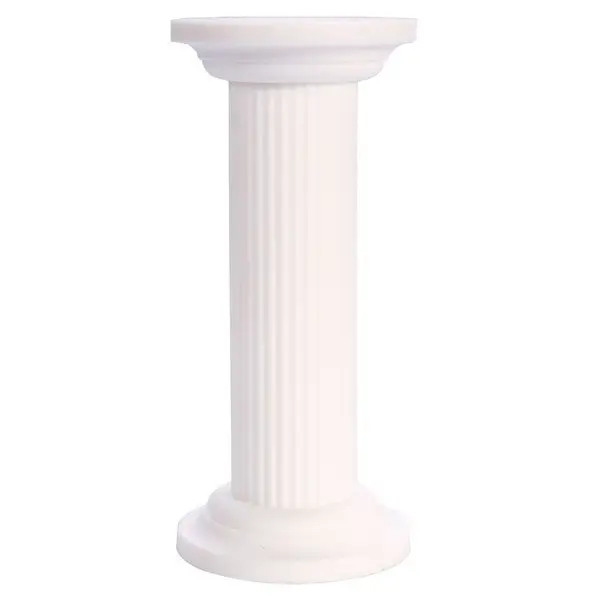 Nouvellement conçu marbre blanc mariage podium personnalisable Blanc colonne Romaine
