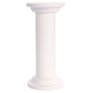 Nuovo Podio Nuziale in Marmo Bianco di Design Personalizzabile con Colonna Romana per Uso Esterno in <span class=keywords><strong>Giardino</strong></span> - Product Image 1