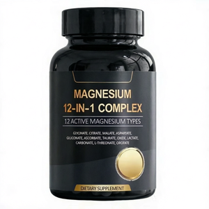 Capsules de complexe de magnésium 12-en-1, 12 types actifs, complément alimentaire pour le sommeil - Product Image 1