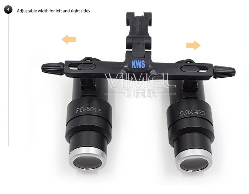 5X高輝度LEDライト外科手術歯科用ヘッドライト付き医療用拡大鏡外科用