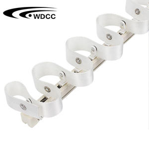 Rail de rideau en alliage d'aluminium S-Wave de type simple, design minimaliste, avec accessoires, pour usage domestique et hôtelier, Rippl – Fournisseur d'usine - Product Image 1