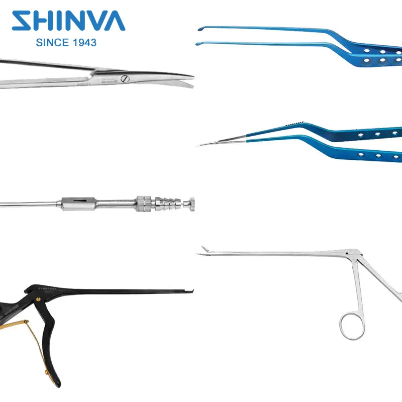 Instruments neurochirurgicaux SHINVA Instruments chirurgicaux pour neurochirurgie Instruments neurochirurgicaux