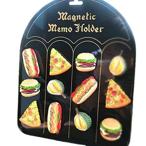 卸売食品3Dカスタム冷蔵庫お土産キッチン食品モデルカラーデザインホーム磁気装飾