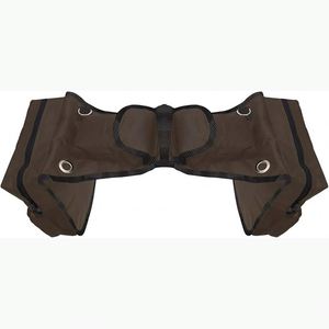 Sac de selle pour cheval en cuir de vache et polyester, style western, avec gravures, certifié BSCI, disponible en gros depuis l'Inde - Product Image 1