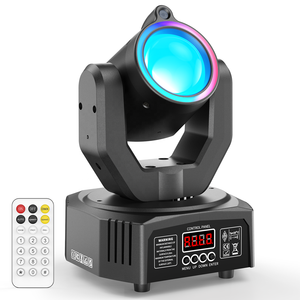Mini Luz de Discoteca de 30W con Efecto 4 en 1 de Haz de Luz, Láser y Estroboscópico para Escenario, Control DMX y Activación por Sonido para DJ, Bar y <span class=keywords><strong>Navidad</strong></span> - Product Image 1