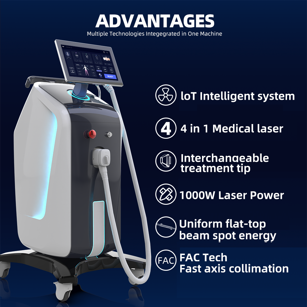 Épilation laser 1000W