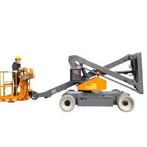 Genie Electric Boom Lift Cherrypicker articulado para interiores sin marcas con baterías - Product Image 1