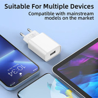 Nouveautés Chargeur rapide GaN 30W Type-C PD 3.0 certifié CE GS avec prise EU, compatible QC3.0 et universel