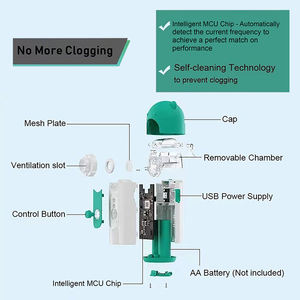 Fitconn Adultes Enfants Asthme Inhalateur Nebulizador Machine Ménage Portable Ultrasonique Maille Nébuliseur - Product Image 6