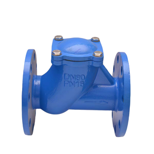 डक्टाइल आयरन pn10/16 फ्लैंगेड बॉल चेक वाल्व, कास्ट dn50-एक तरह से सीवेज, आग, जल उपचार के लिए गैर-वापसी 500 - Product Image 1