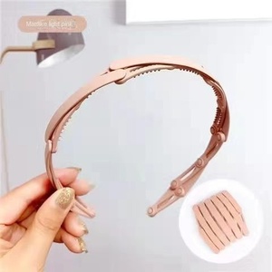 ربطة شعر بلاستيكية قابلة للطي وغير مرئية للأطفال مع مشبك شعر ومشط أسنان، مجموعة صيفية للحفلات - Product Image 5