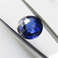 Bon poli 4mm-10mm forme ronde à facettes coupe Briolette coupe cubique zircone Checker coupe cubique Zircon pierre perles pour bijoux bricolage