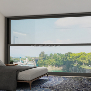 <span class=keywords><strong>Fenêtre</strong></span> coulissante verticale motorisée en aluminium à plusieurs panneaux, <span class=keywords><strong>double</strong></span> vitrage panoramique pour balcon et restaurant - Product Image 6