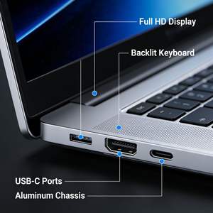 Ordinateurs portables tactiles fins WANDONG 15,6'' très demandés, 8 Go de RAM, 512 Go de SSD, carte mère AM4 avec processeur, pour l'apprentissage, le bureau et la maison. - Product Image 4