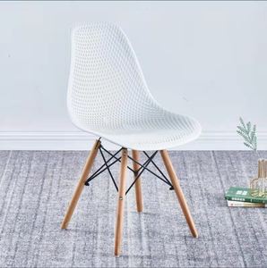 Sillas de Comedor Comerciales Apilables de Plástico PP Verde Tradicional Nórdico, Muebles de Restaurante de Plástico Colorido - Product Image 5