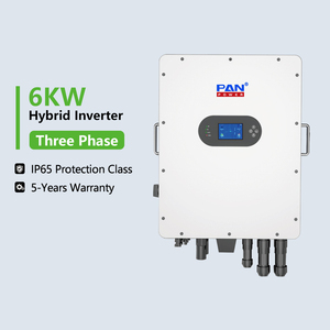 Système solaire hybride haute efficacité IP65 48Vdc 6KW triphasé avec MPPT pour systèmes solaires hors réseau/sur réseau 50Hz/60Hz - Product Image 2