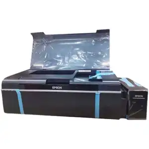 Diskon besar enam label warna melanjutkan printer inkjet dijual Model A4 Desktop otomatis id kartu UV inkjet printer untuk EPSON L805