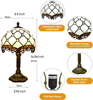 Lampe de table à changement de couleur, beige, avec ampoule LED pour la lecture et l'ambiance