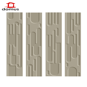 Panneaux muraux décoratifs contemporains haut de gamme en composite bois-plastique, design texturé 3D sculpté, pour appartements et hôtels - Product Image 6