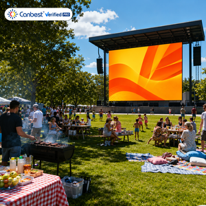 Écran LED extérieur étanche Canbest XS Series pour cinéma en plein air, affichage vidéo mural LED pour événements extérieurs, ne s'assombrit jamais, en vente - Product Image 1