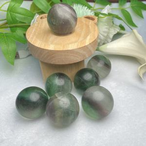 Vente en gros de boule de fluorite polie de qualité supérieure sphère de pierre naturelle pour la guérison ou la décoration intérieure ornement de boule - Product Image 5