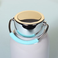 Mini Thermos Portable Personnalisé 260ml à Double Paroi en Acier Inoxydable avec Poignée pour Voyage