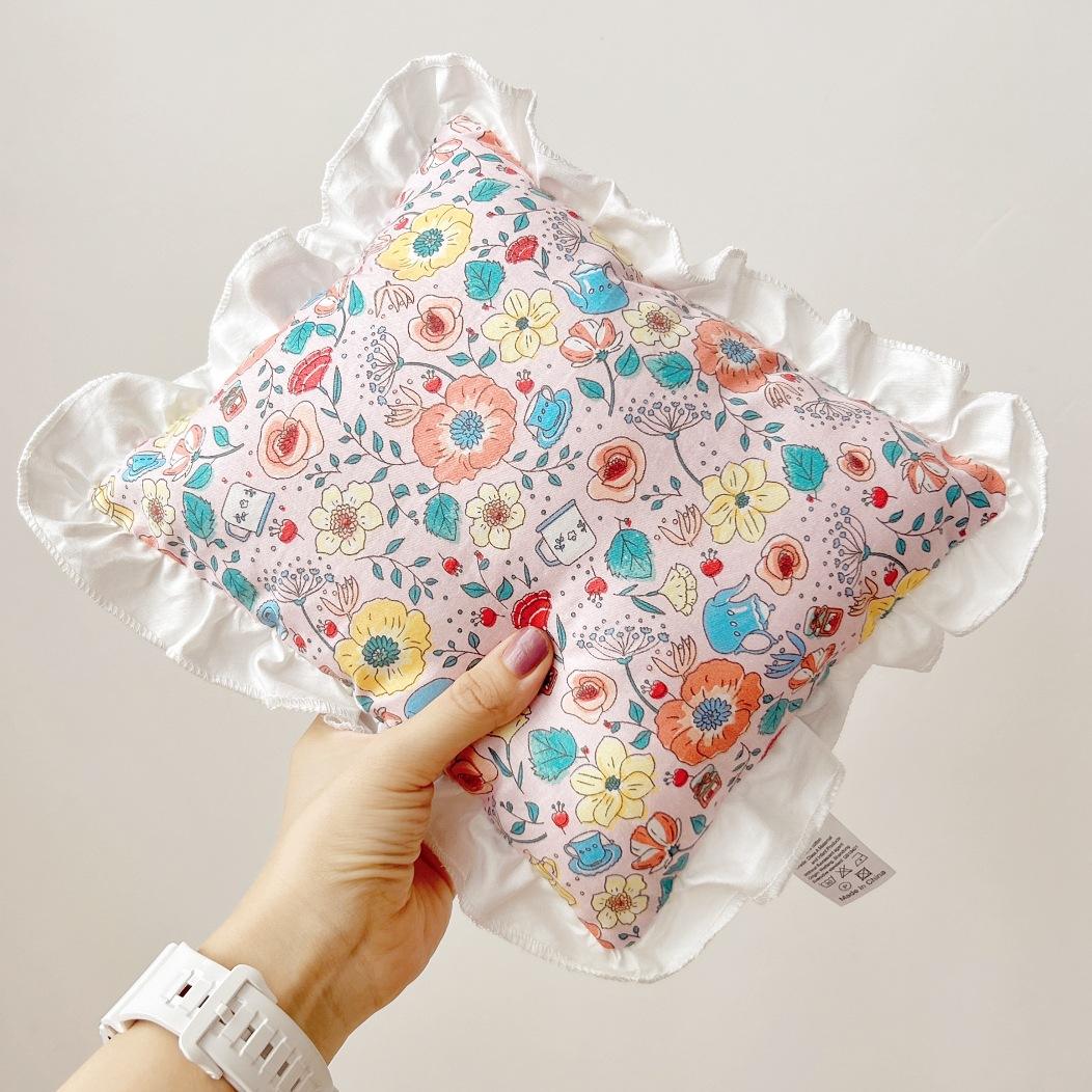 Coussin en coton 25*30cm-rose floral