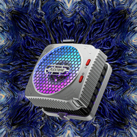 Radiateur de téléphone portable MX2, refroidisseur de téléphone de jeu 30W, lumière annulaire RGB, radiateur thermique à semi-conducteurs, refroidissement par overclocking, ventilateur à 9 pales