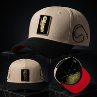 Gorra de Béisbol Personalizada con Bordado e Impresión de Logotipo, Visera Curva, Detalle de Metal de San Judas, para Deportes al Aire Libre y Ropa Urbana
