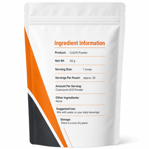 Complément Alimentaire Nano Ubiquinol 100 mg à Marque Blanche Certifié Biologique Pur Liposoluble 98% Coenzyme Q10 en Poudre Améliore - Product Image 6