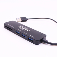 Mini USB delgado para PC, portátil, Macbook, lector de tarjetas SD, TF, tipo c, OTG, USB