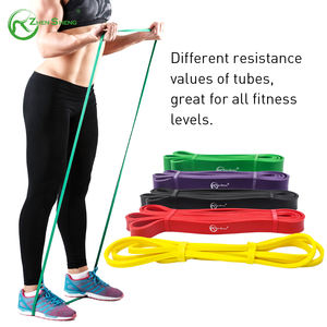 Zhensheng venta al por mayor bandas de fitness multifunción diferentes valores de resistencia de tubos ideal para todos los niveles de fitness banda de entrenamiento - Product Image 3