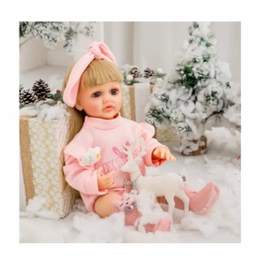 Poupées <span class=keywords><strong>Reborn</strong></span> de <span class=keywords><strong>Boutique</strong></span> de Mode 55cm Fait Main en Silicone Souple Poupée Bébé Réaliste Jouets pour Cadeau Promotionnel - Product Image 1