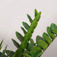 Adorno de Jardín para Oficina, Planta Artificial de Plástico Verde en Maceta, Decoración para el Hogar, Plantas Falsas, Vegetación Artificial