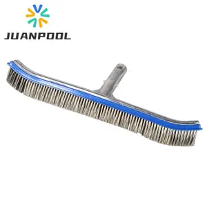 Nuovi prodotti caldi spazzole per piscina usato commerciale 18 "/45Cm spazzola in acciaio inox per gli oceani padiglione