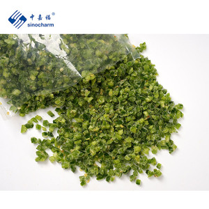 Sinocharm BRC-A Produit 4 étoiles Fabricant professionnel Poivre Jalapeno IQF Coupe 10mm Dés Vert Jalapeno Congelé à vendre - Product Image 1