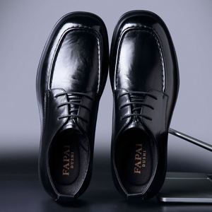 Zapatos de Cuero Cuadrados de Verano para Hombre, Diseño de Lujo, Tallas Grandes, Transpirables, Antideslizantes, Ligeros, con Cordones, Genuinos, 2025 - Product Image 1