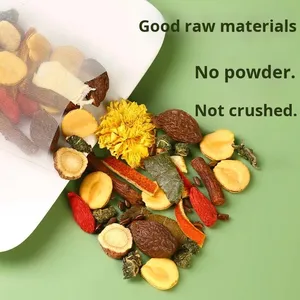 100% sachet de thé de chrysanthème de fruits de moine naturel mélange de plantes pour soulager la gorge apaisante et les soins pulmonaires - Product Image 1