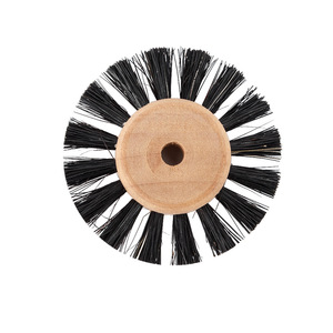 Dental Wood Core Disc <b>Brush</b> Boar Bristle Polishing <b>Round</b> <b>Brush</b> For Grinding Tools - Product Image 1