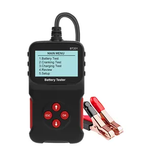 Precision Automotive Battery Testing System with Printer for Lead Acid, Flooded, AGM, GEL, and EFB Batteries (12V)