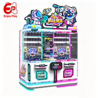 Machine de jeu d'arcade Crazy Marbles, distributeur de boîtes mystères avec poussoir de billes et affichage des prix pour centre commercial