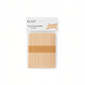 Bastoncini di legno ILAN 10x140mm 50 pezzi per artigianato e fai da te - Product Image 2