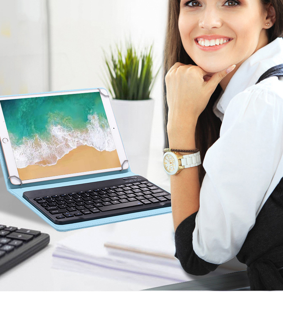 10 Inch Universal Tablet case with Wireless Keyboard for Kid Tablet