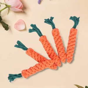 Jouet à mâcher en corde de coton pour chiens, nettoyage des dents, entraînement interactif, anti-ennui, durable, taille moyenne - Product Image 2